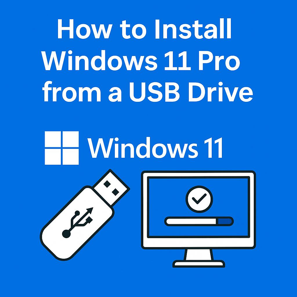 How to Install Windows 11 Pro from a USB Drive