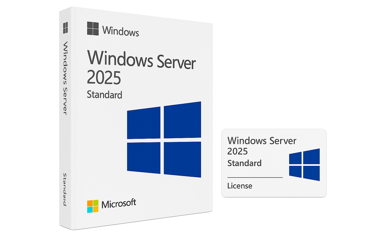 Microsoft Windows Server 2025 Standard – Physical Retail License Card | Genuine Product Key